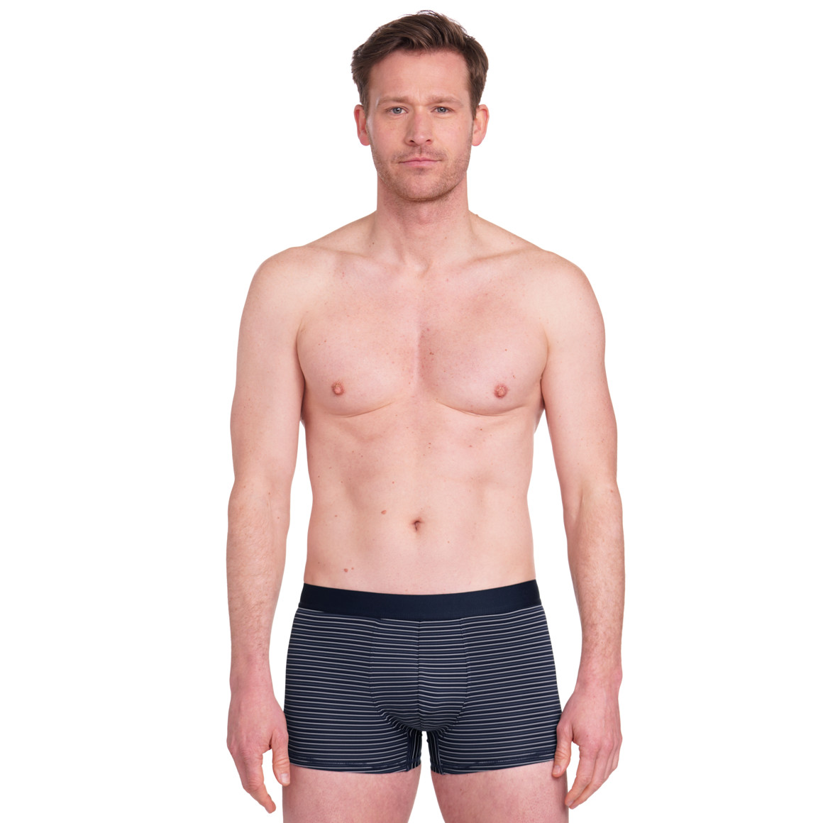 VanVaan Herren Mikrofasershorts mit Streifen dunkelblau