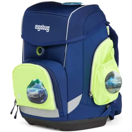 ergobag Fluoreszierendes LED Seitentaschen-Set Gelb, 3-teilig