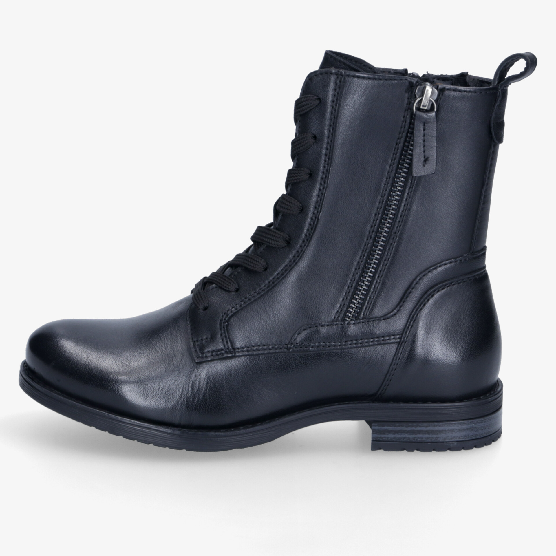 BLUE COX Damen Schnürstiefeletten schwarz