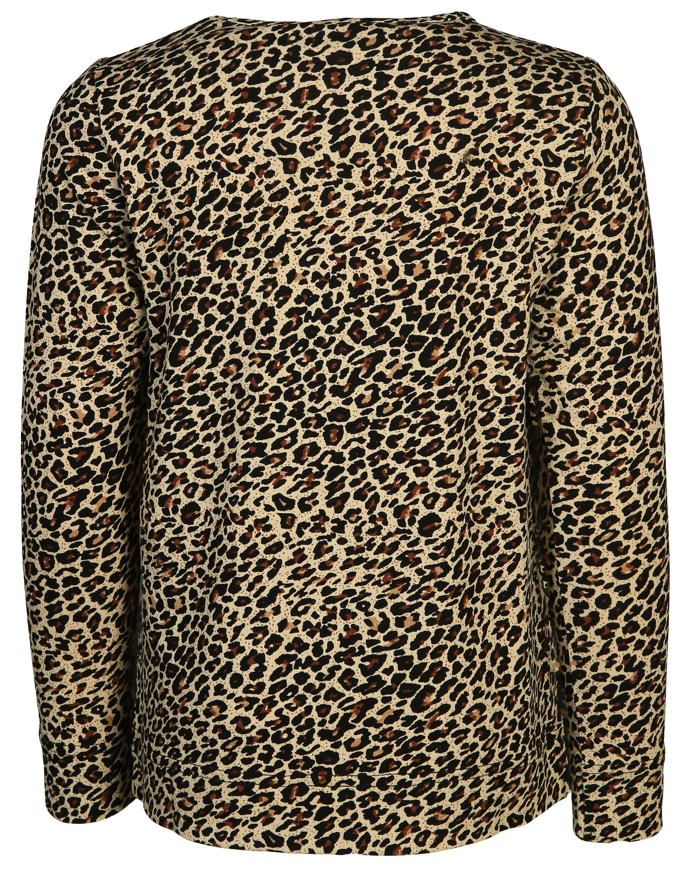 Langarmshirt LEO TEE in brown leo