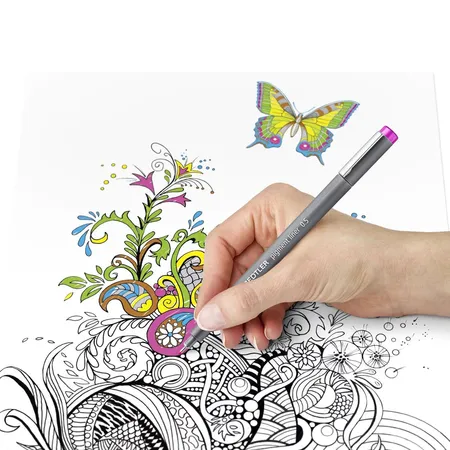 STAEDTLER® pigment liner Fineliner schwarz 3er Packung