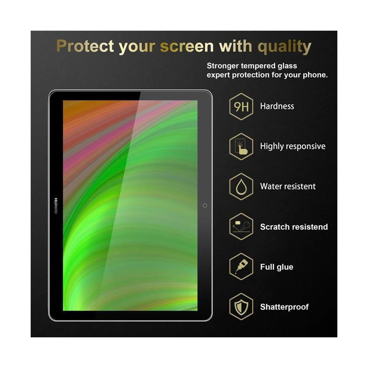 Huawei MediaPad T3 10 (9.6 tomme) Skjermbeskytter