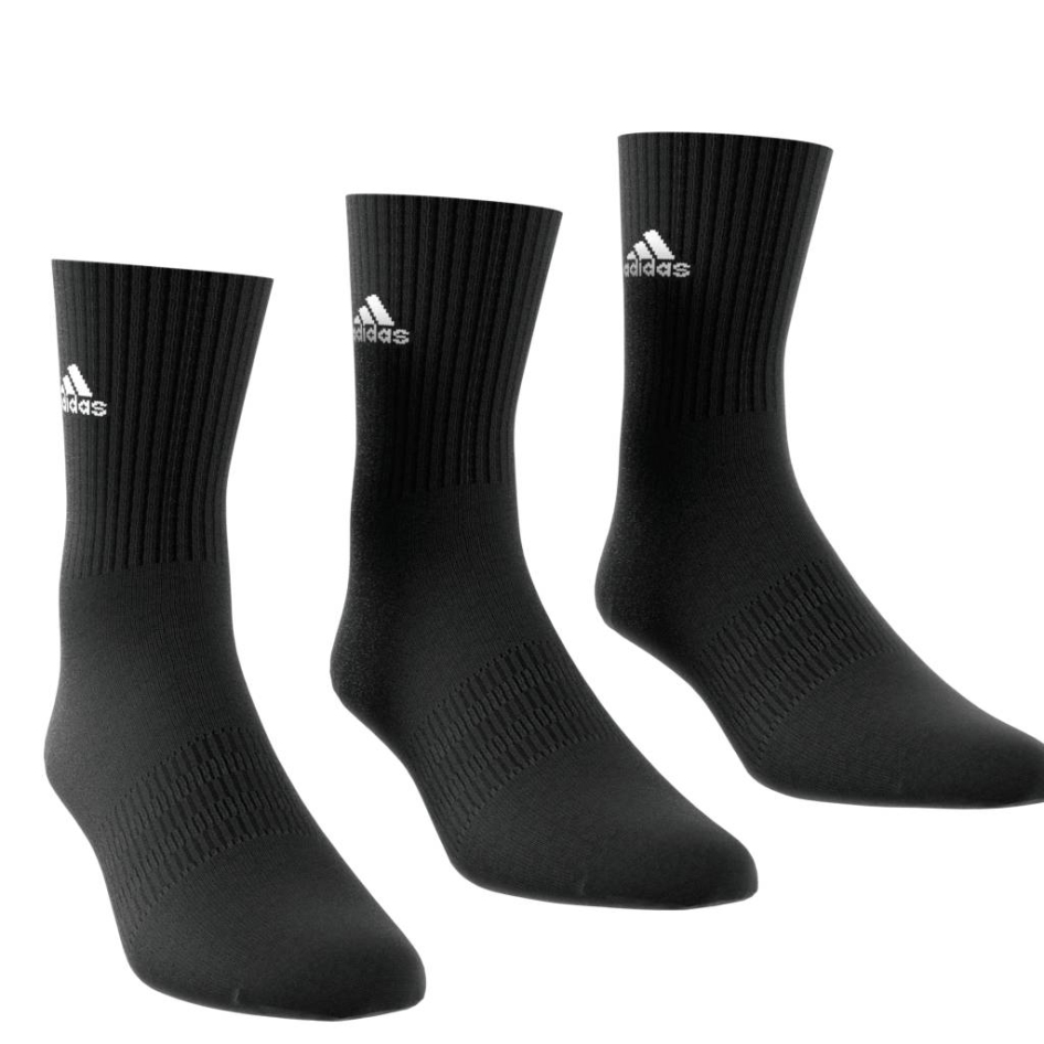 Adidas C SPW CRW 3Pack Socken in Schwarz