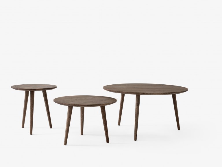 &tradition In Between SK13 bijzettafel Ø48 white oiled oak