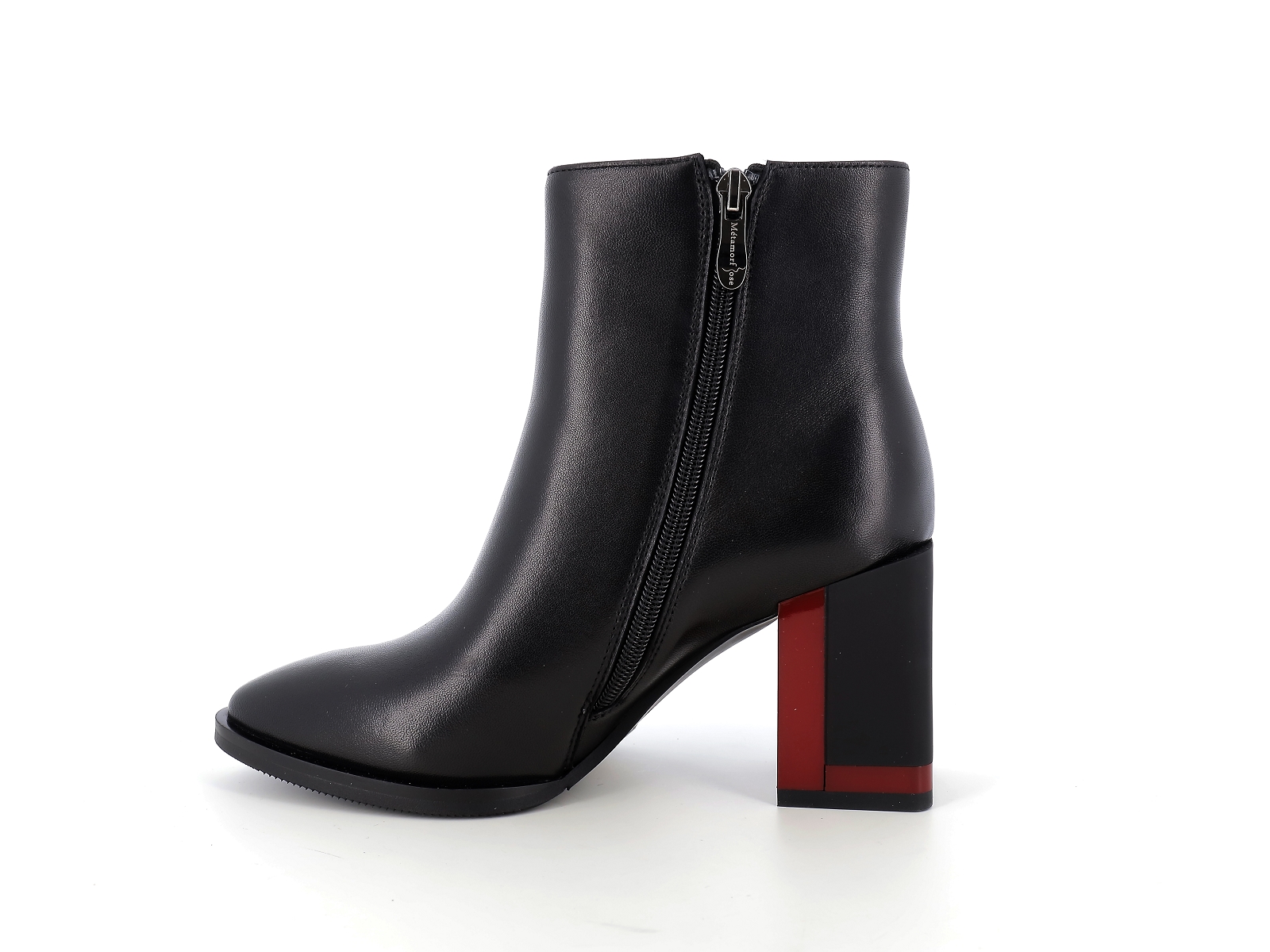 Metamorf ose-PALOTIN Cuir Noir Rouge
