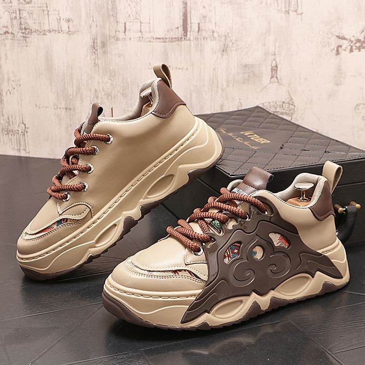 Mr Ozera - Print Panel Veterschoenen