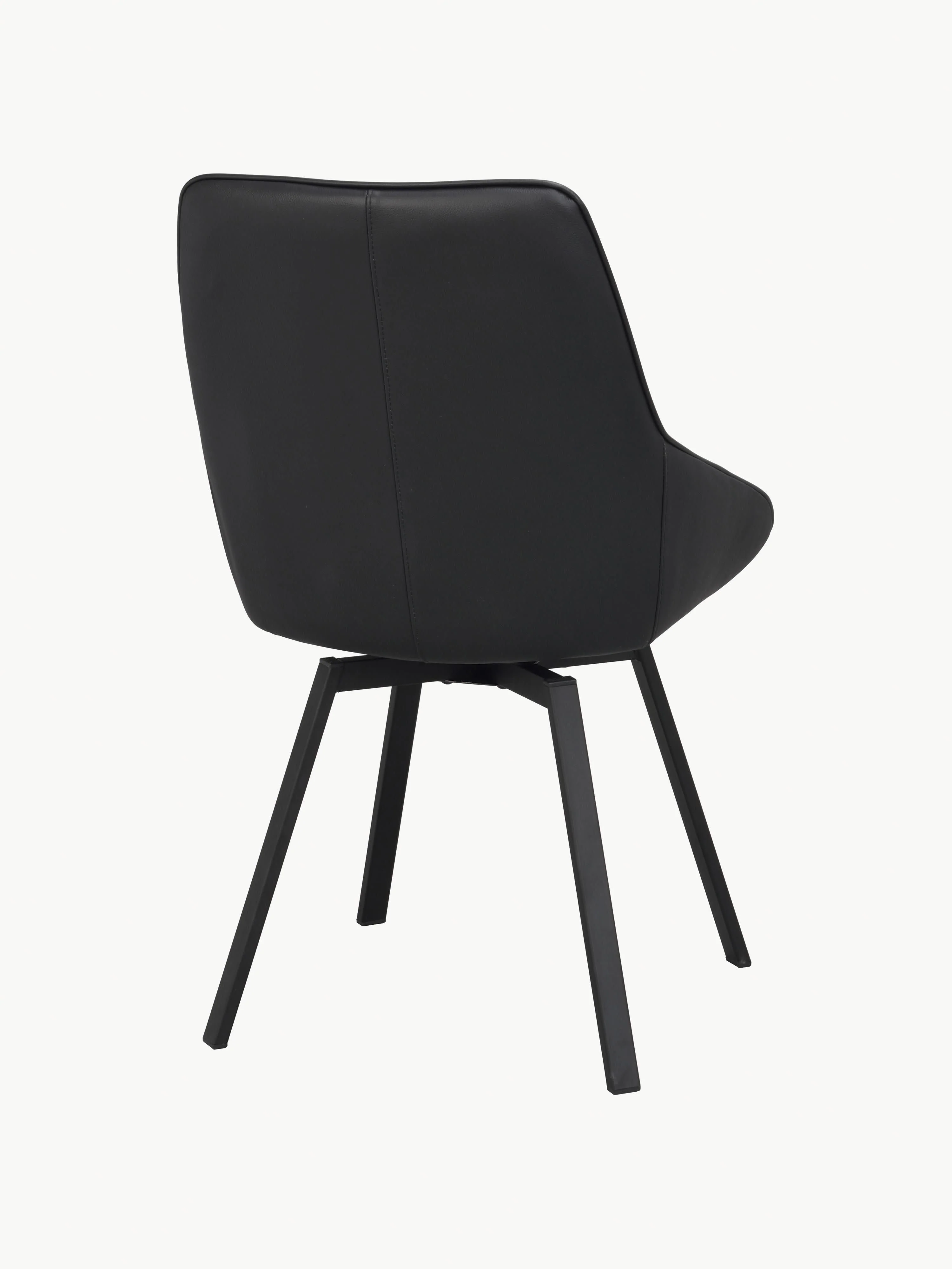 Draaibare leren stoelen Alison, 2 stuks