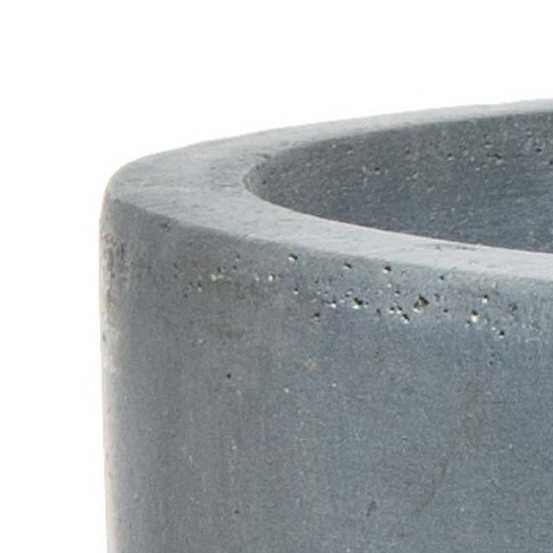 Pot œuf, gris anthracite Ø 43 x H. 41 cm