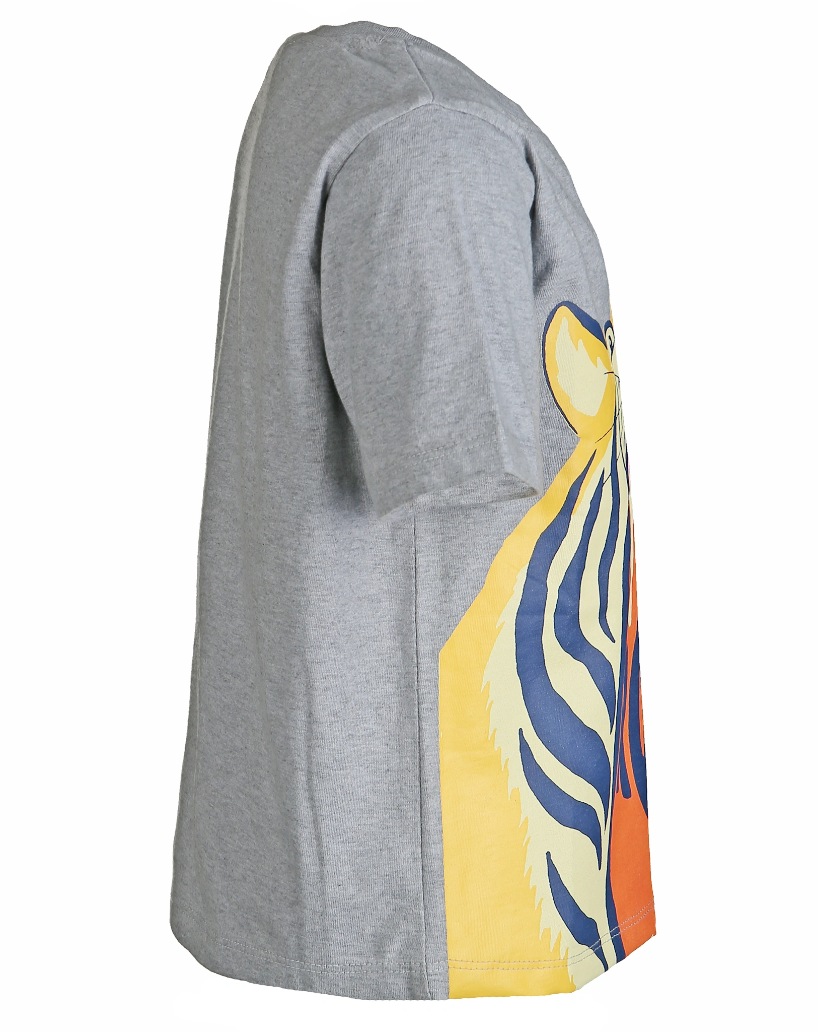 T-Shirt TIGER in grau meliert