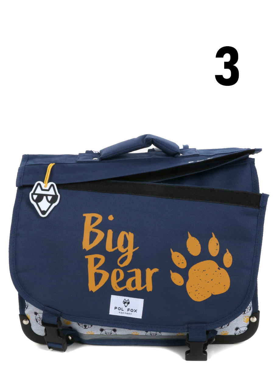 Cartable RÀversible Pol Fox Bear 38 cm
