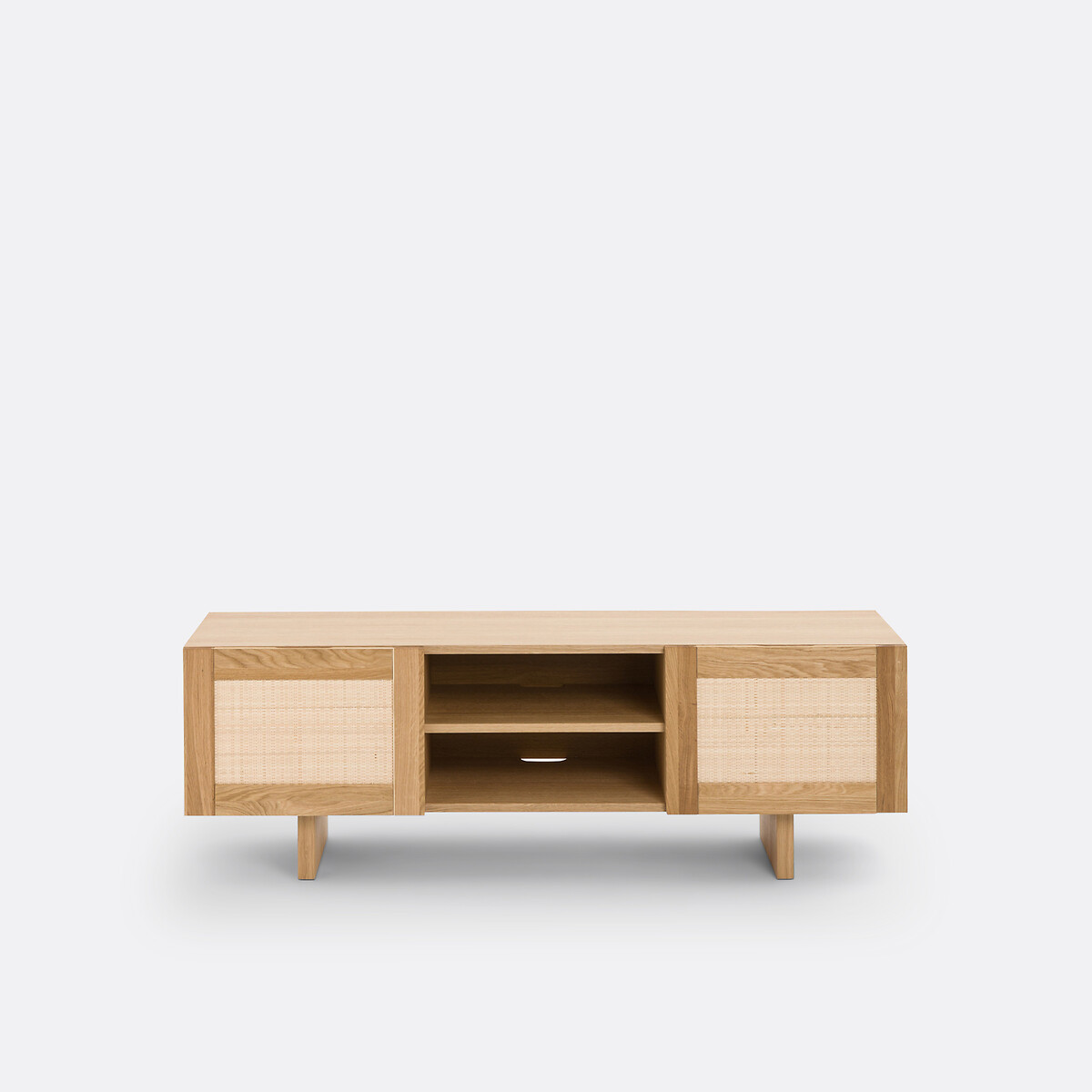 LA REDOUTE INTERIEURS<br>Móvel de TV em carvalho e rattan L150 cm, Arty