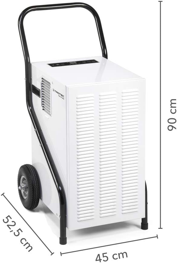 TROTEC Luftentfeuchter TTK 171 ECO – Leistung 52 L/Tag – Fläche 90 m² / 230 m³ – Bautrockner – für große Räume