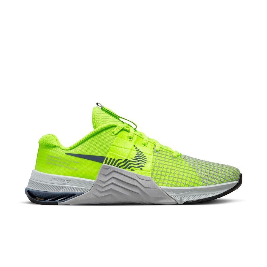 Nike Chaussures d'entraînement Metcon 8 - Jaune Fluo Bleu/Gris