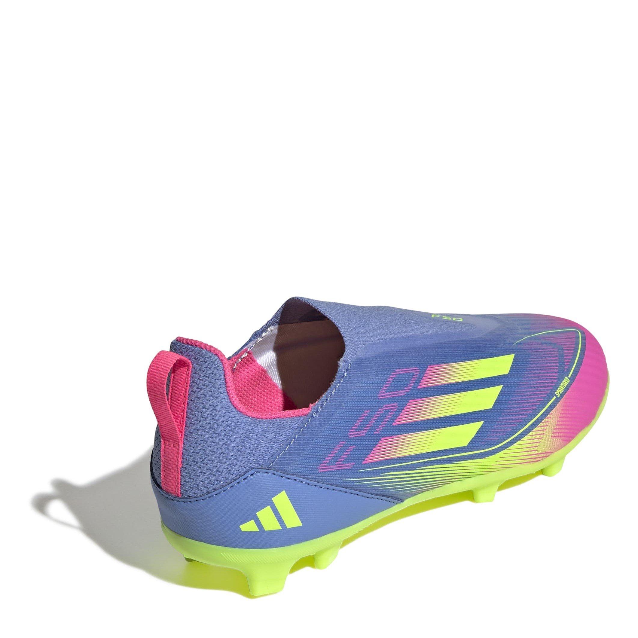 adidas F50 League Laceless Junior Firm Ground Football Boots