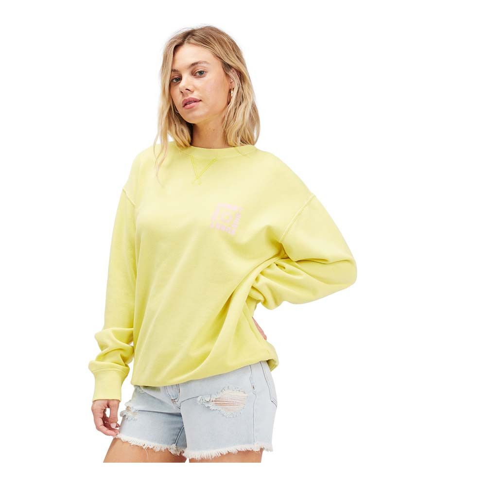 Billabong KISSED BY THE SUN - Sweat Femme citron