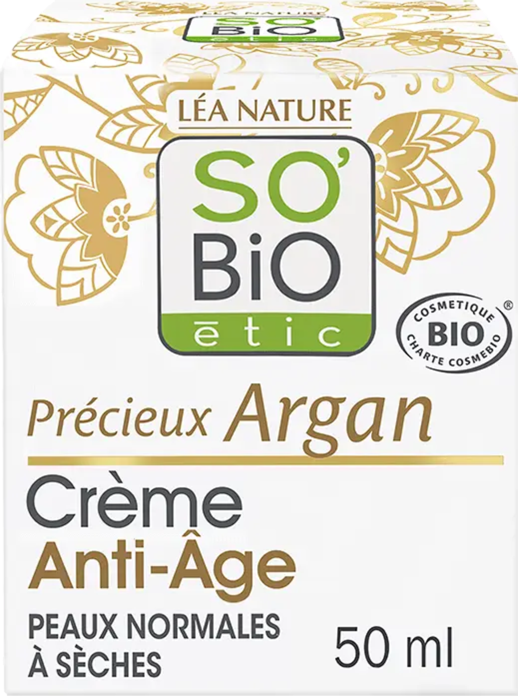 LÉA NATURE SO BiO étic  Argan Anti-Aging Tagescreme, 50 ml