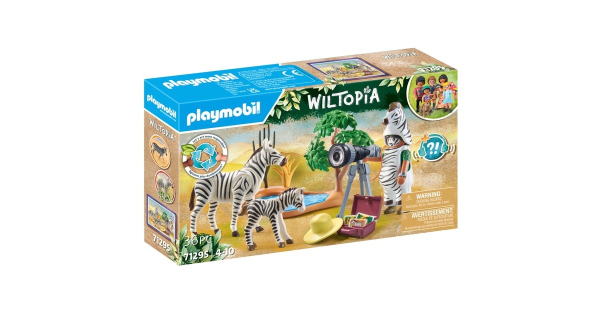 PLAYMOBILWiltopia - Onderweg met de dierenfotograaf Constructiespeelgoed