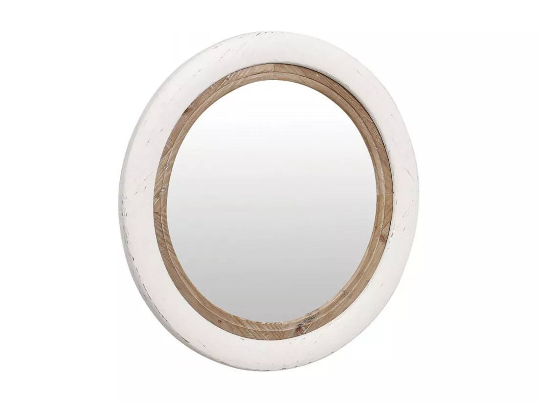 Miroir Bois Blanc - Riviera Interior's