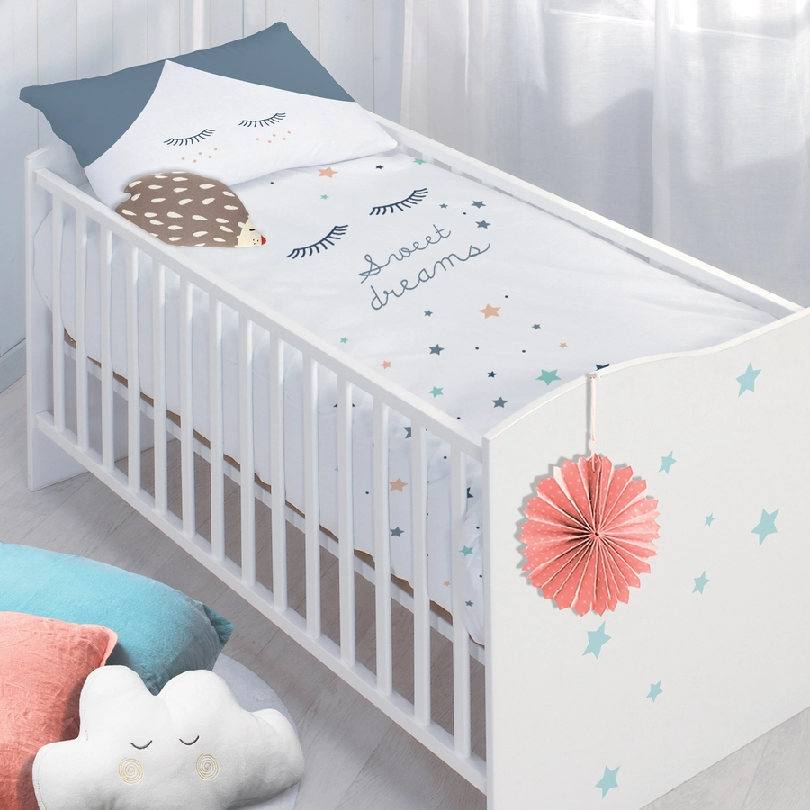 termana Bettwäsche Kinder-Bettwäsche, Biber, 40x60 + 100x135 cm Sweet Dreams Sterne
