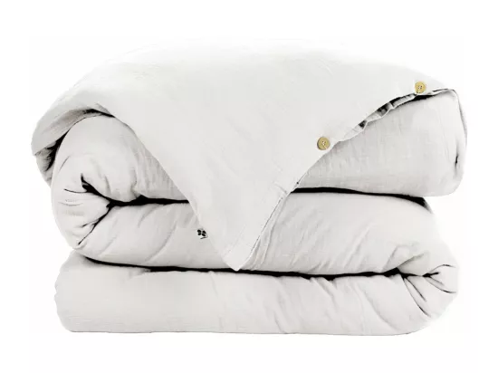OUREA - Housse de Couette 240x220cm Gaze de Coton Chantilly