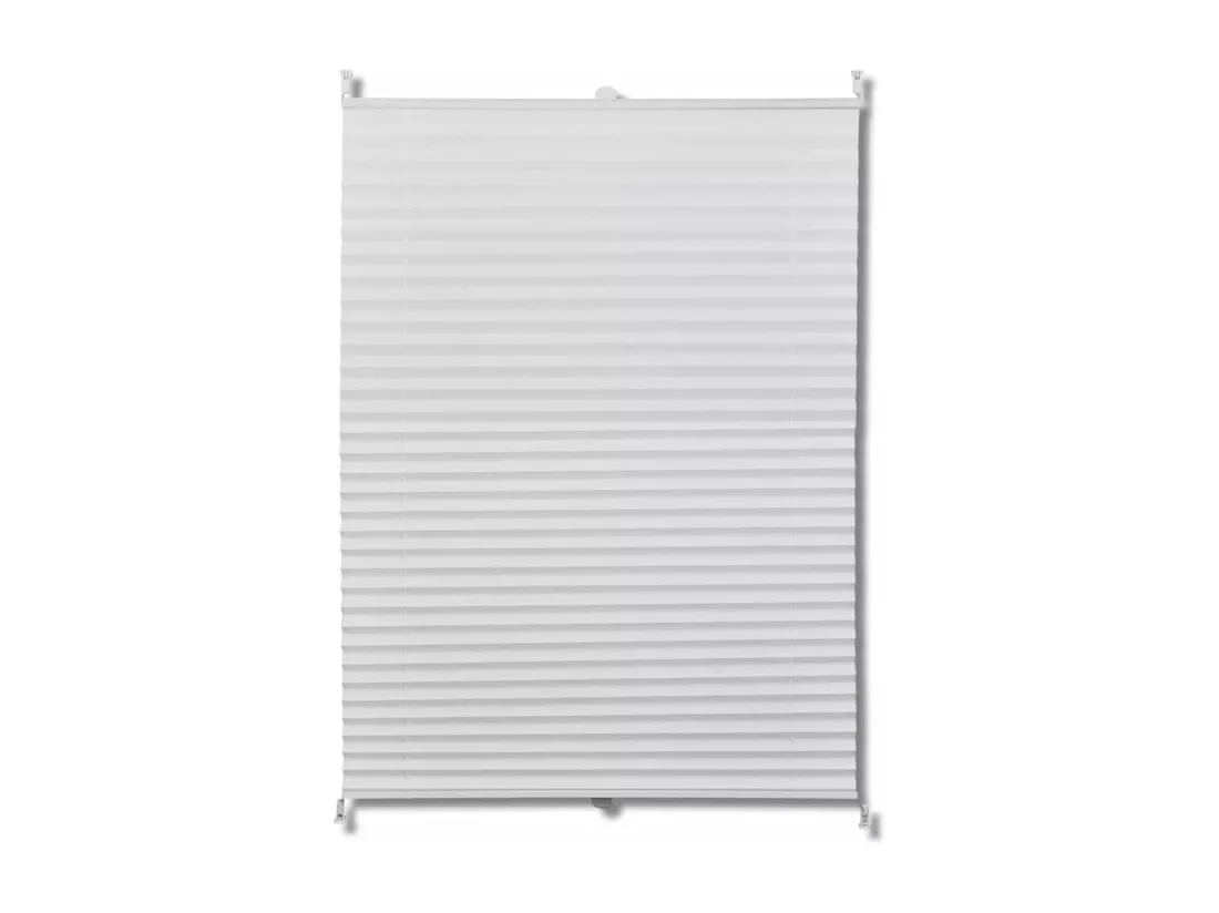 Store plissé 110x125 cm Blanc