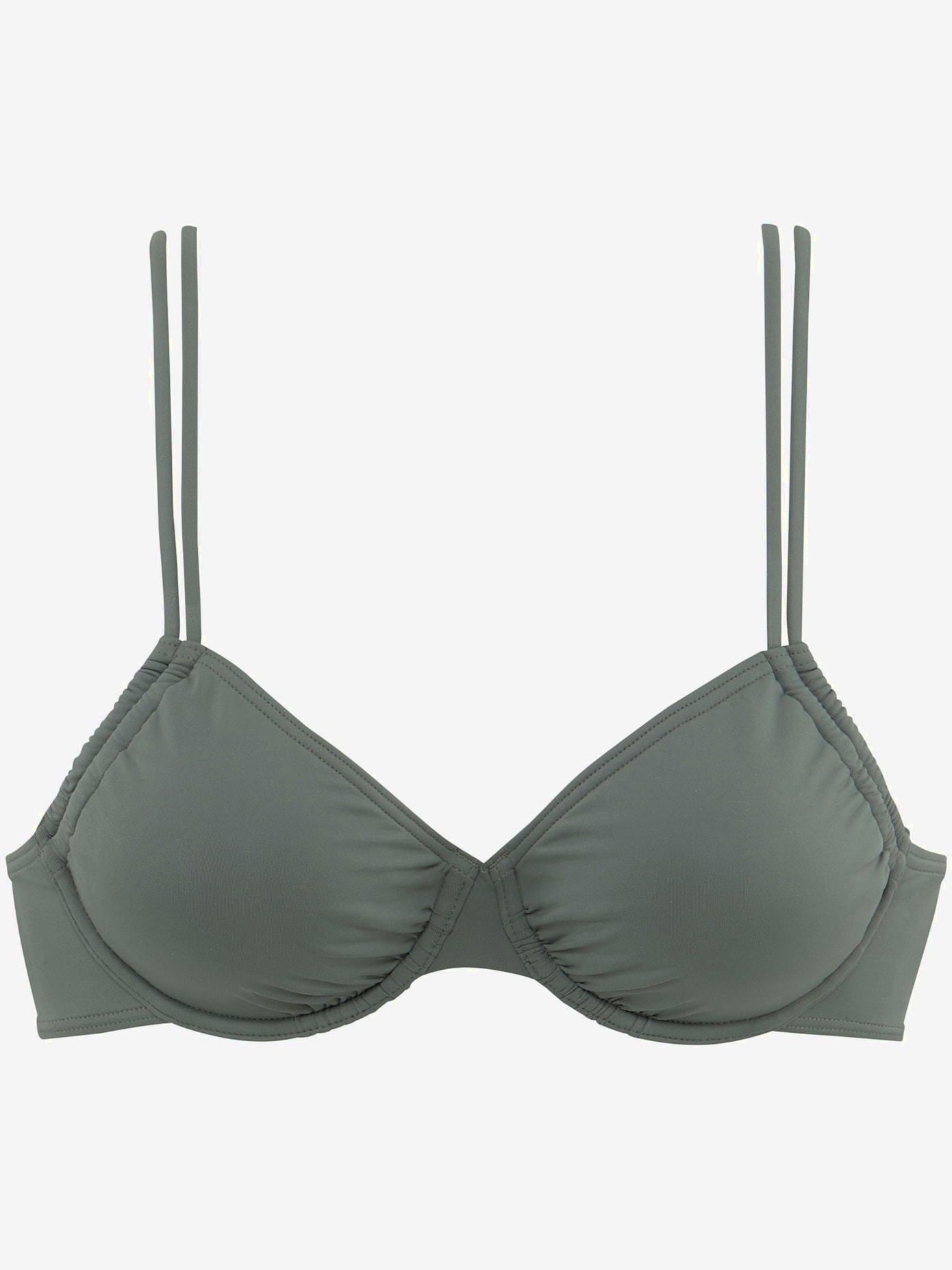 Haut de maillot de bain à armatures design classique