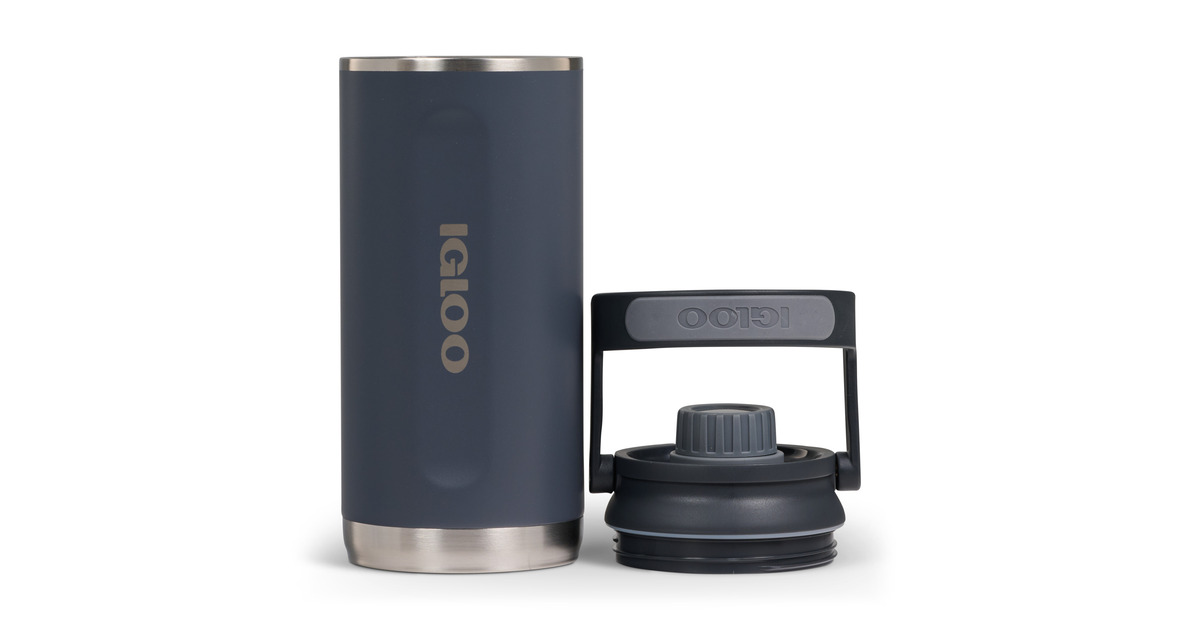 IglooTwist ‘n’ Chug Bottle 36 oz, 1,06 liter drinkfles  (Carbon)