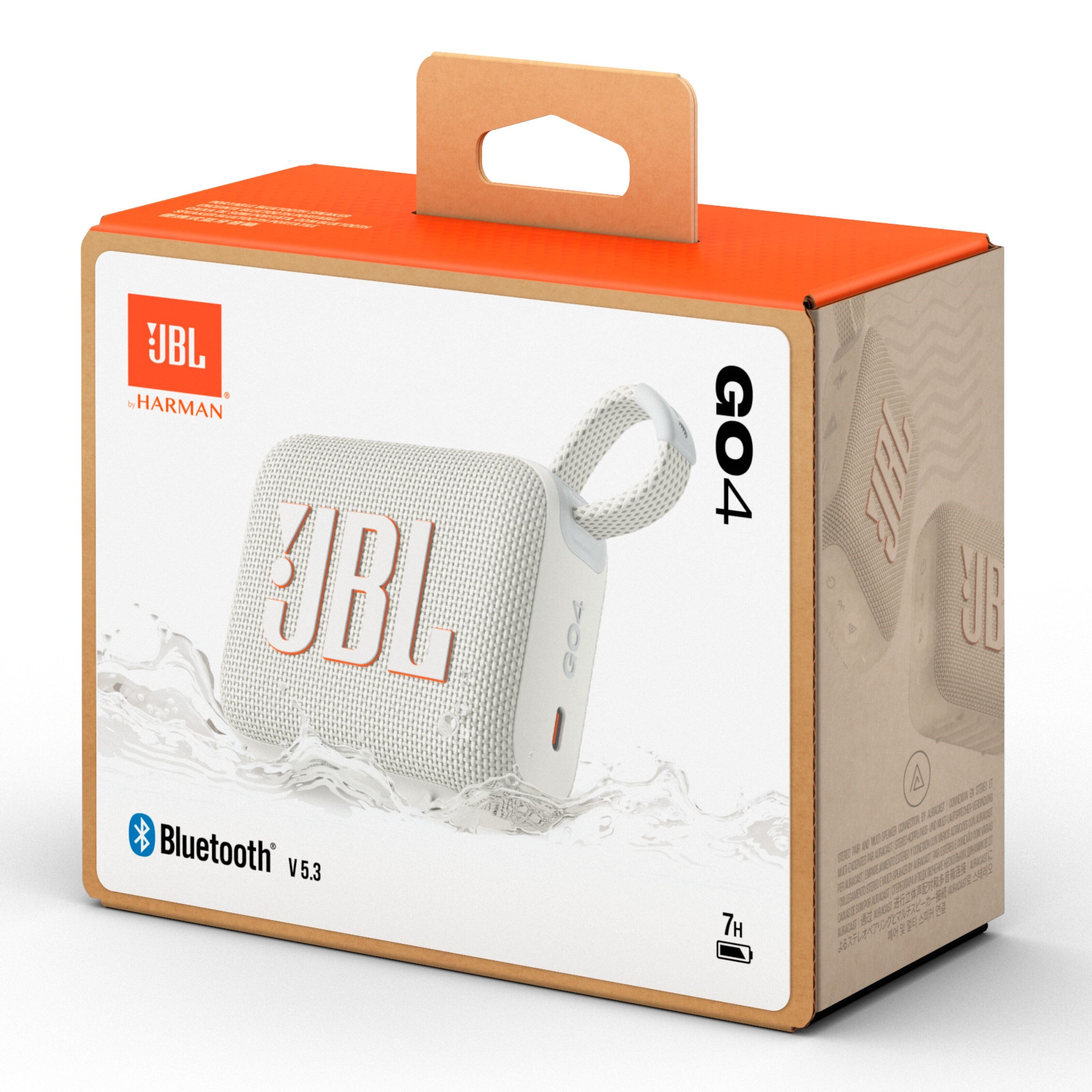 JBL Go 4 Trådløs høyttaler Hvit