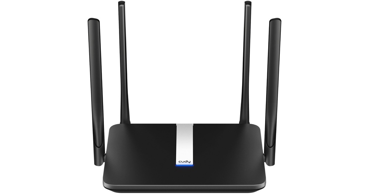 CudyAC1200 Wi-Fi Mesh 4G LTE Cat4 Router  (Zwart, Cudy Mesh, Cudy App, nano SIM-slot)