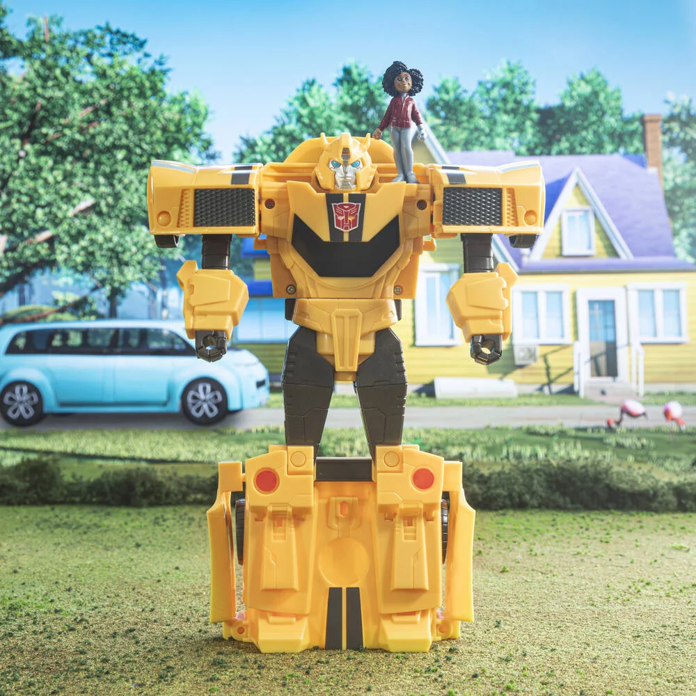 TRANSFORMERS EARTHSPARK SPIN CHANGER BUMBLEBEE ET MO MALTO
