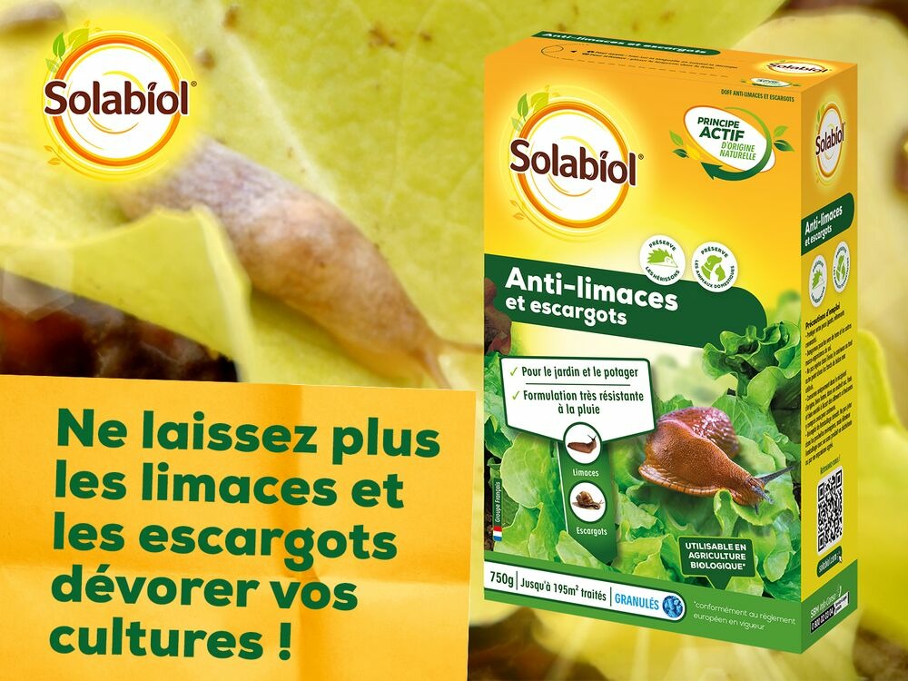 Anti limaces & escargots |750g |granules d'origine naturelle | résiste