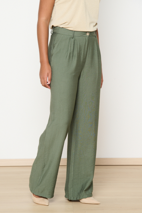 LolaLiza groene dames broek