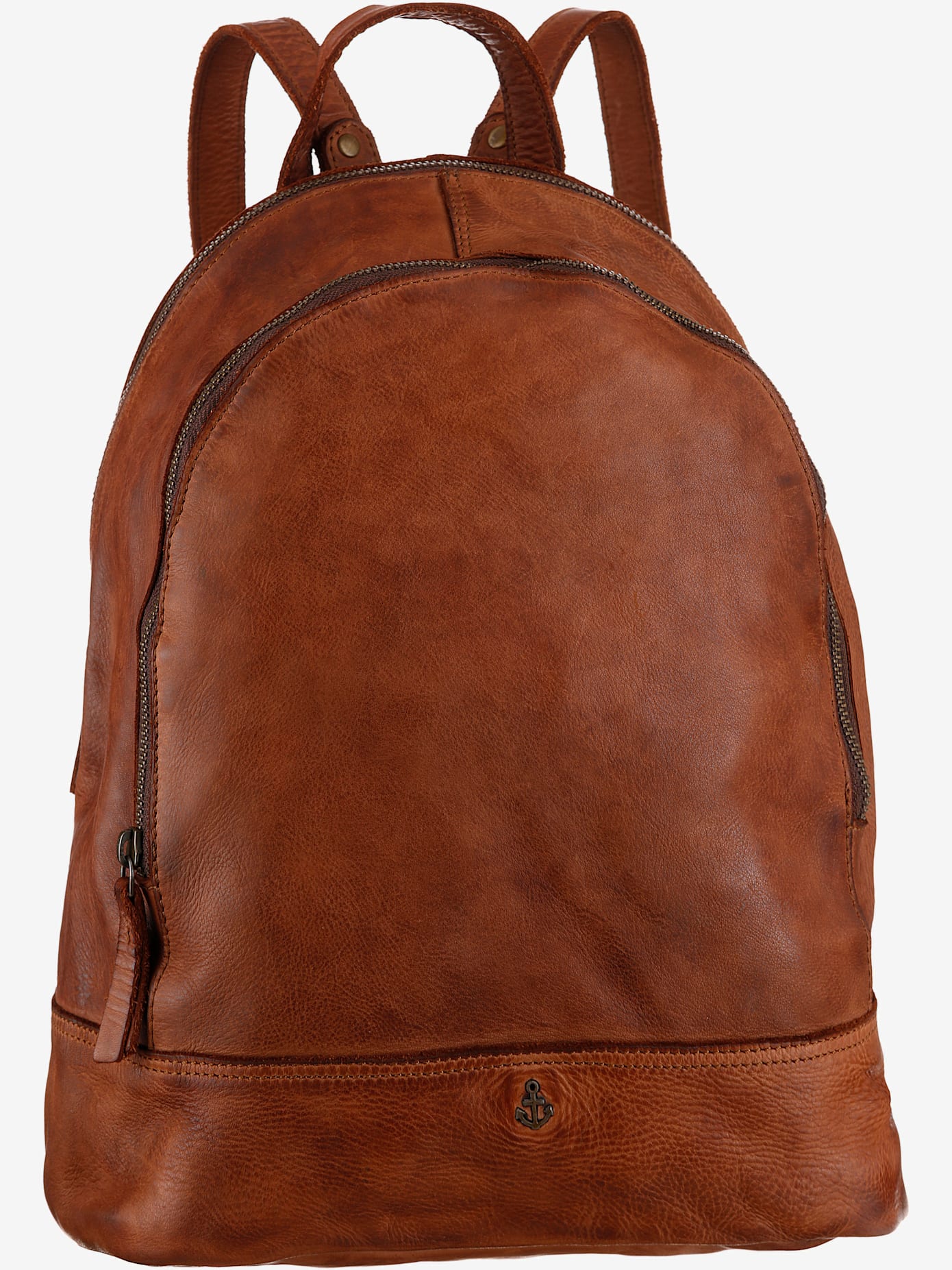 Sac à dos citadin en cuir délavé