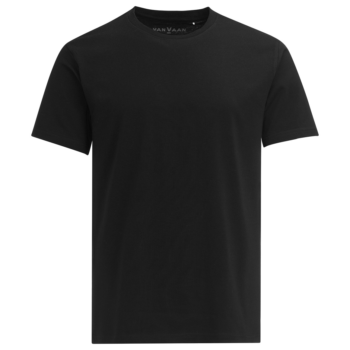 VanVaan Herren T-Shirt mit Rundhalsausschnitt schwarz