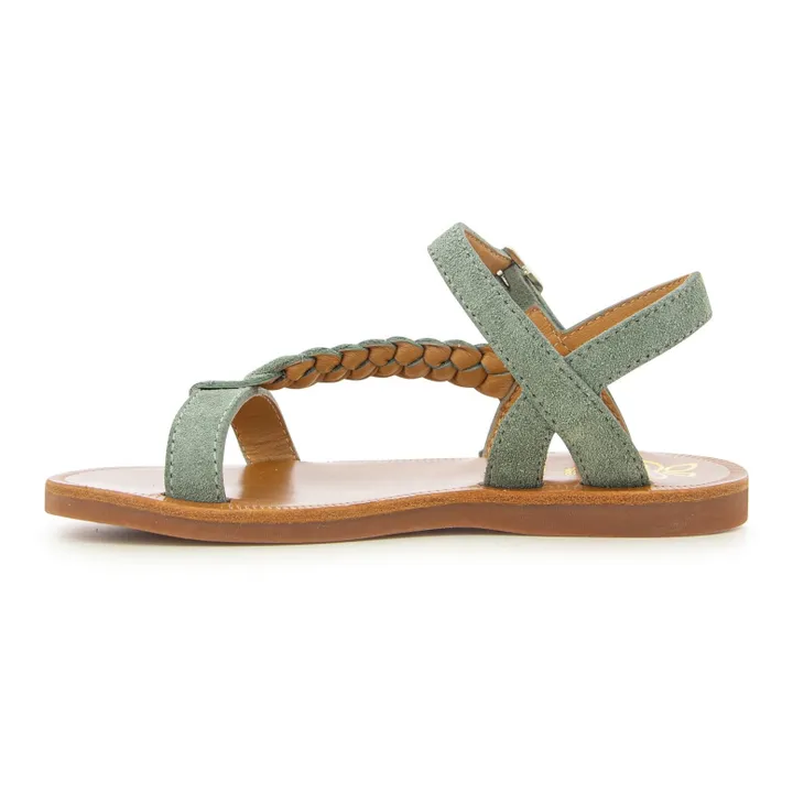 Pom d'Api Sandales Plagette Antik | Gris