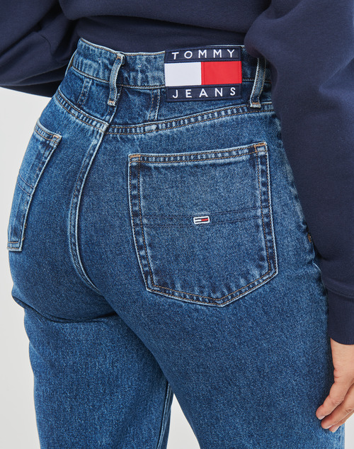 Tommy Jeans - MOM JEAN UHR TPRD DF6134 - Bleu