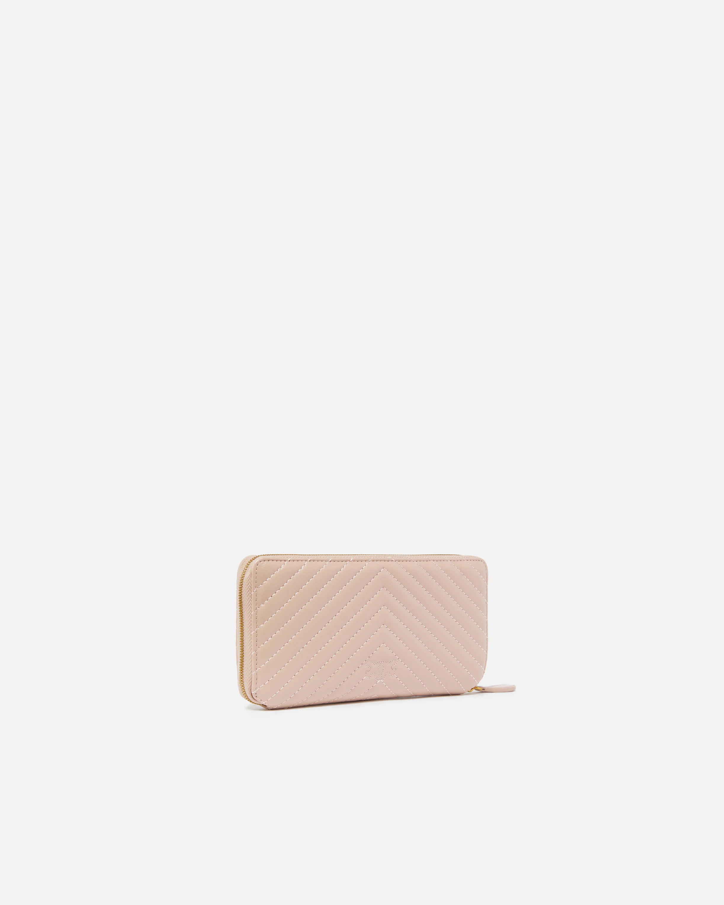 Portefeuille à contour zippé | Rose