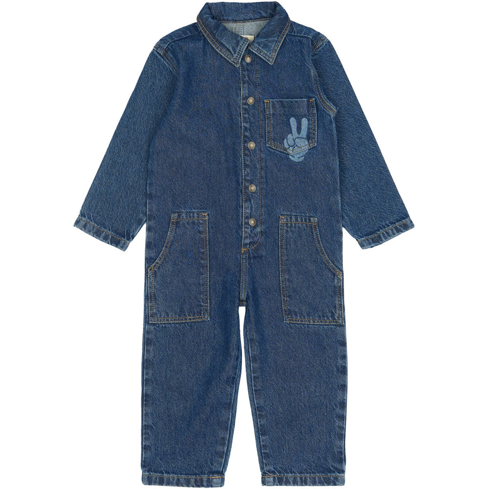 Køb THE NEW Siblings Blue Denim Parker Denim Boilersuit