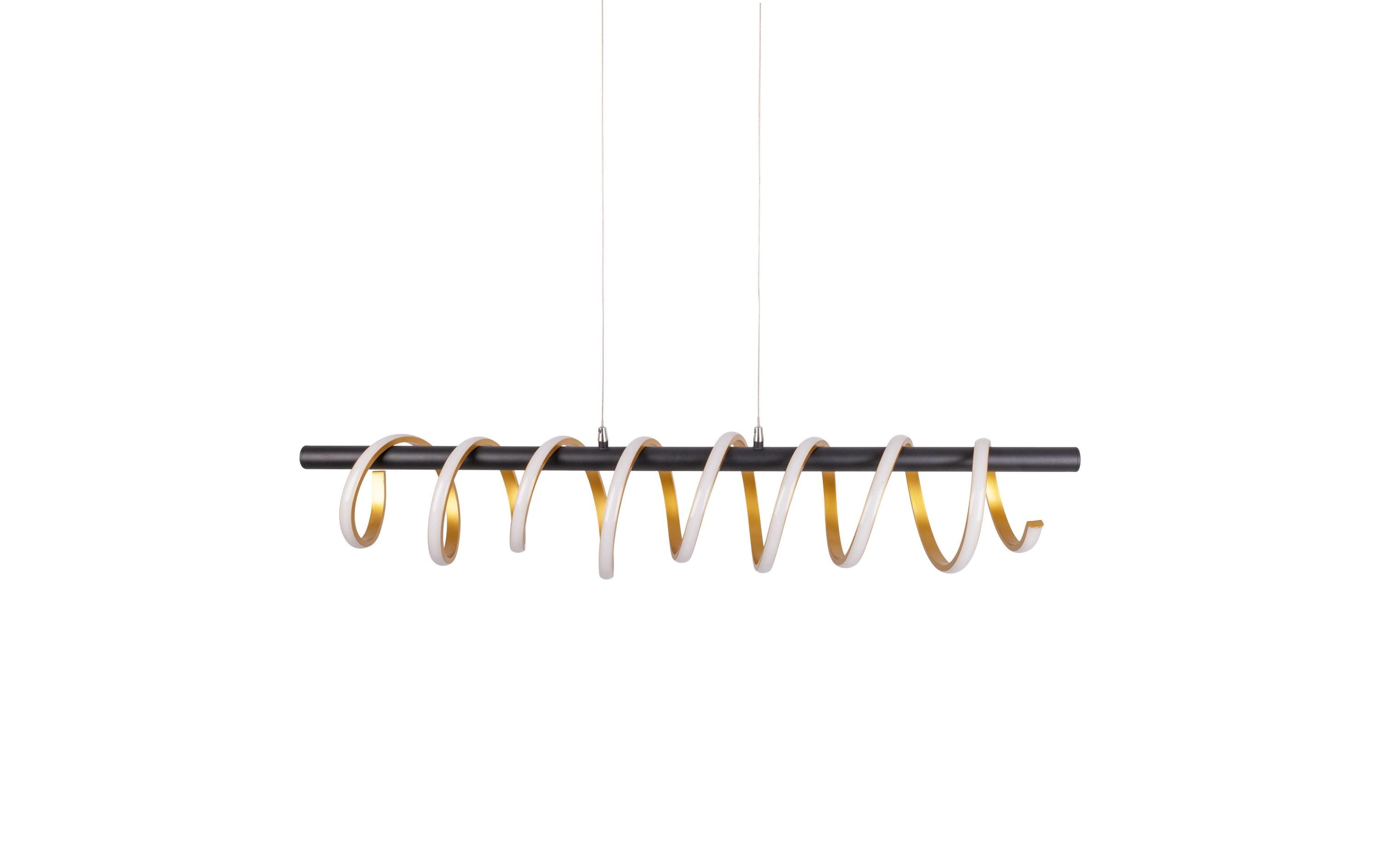 Pendelleuchte LED «BELLEZA» Gold<br>Stufenweise dimmbare Hängeleuchte