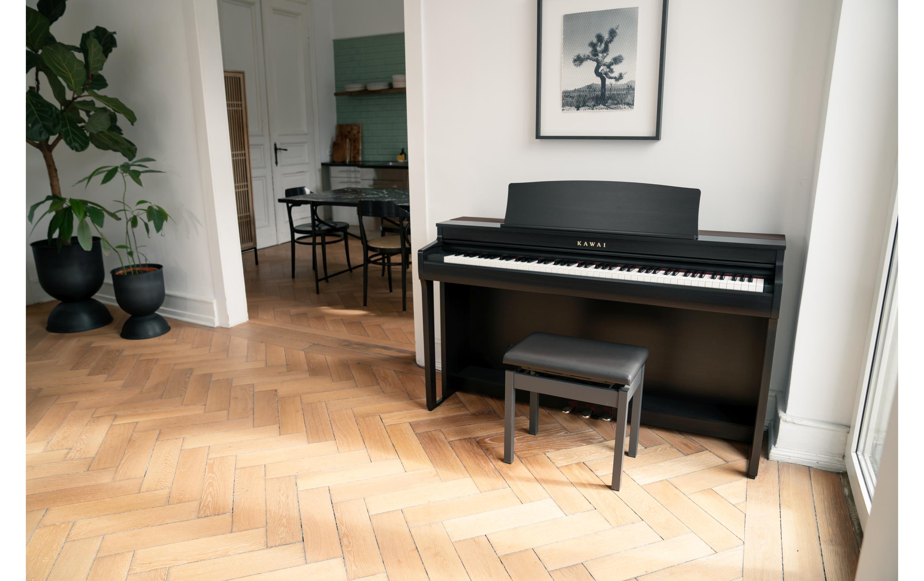 E-Piano CN-301 – Rosenholz<br>Digitalpiano mit Bluetooth-MIDI-Konnektivität, USB-Audiofunktionen und Unterstützung für die neuesten Apps