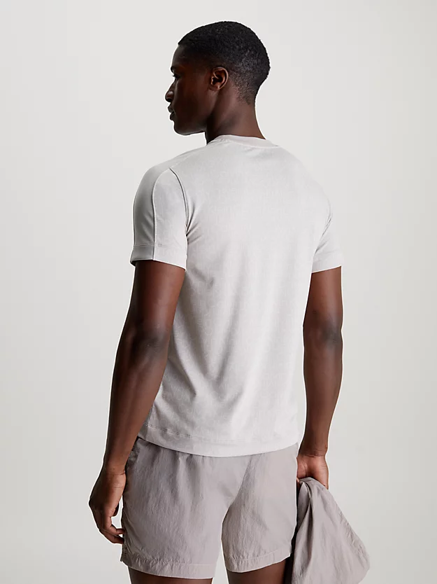 Camiseta de ginástica em tela com logotipo