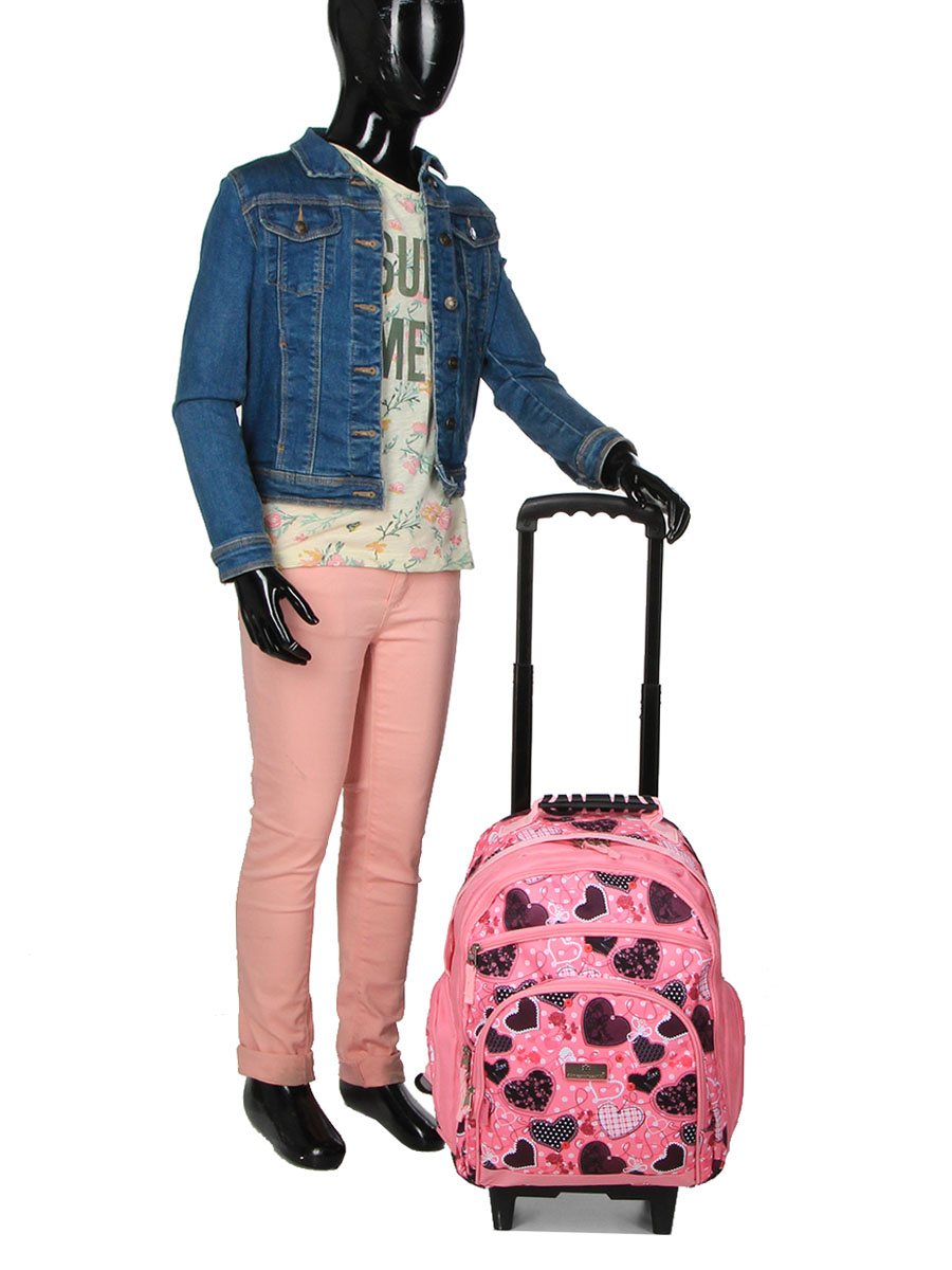 Sac À dos À roulettes Snowball Romantique Coeur