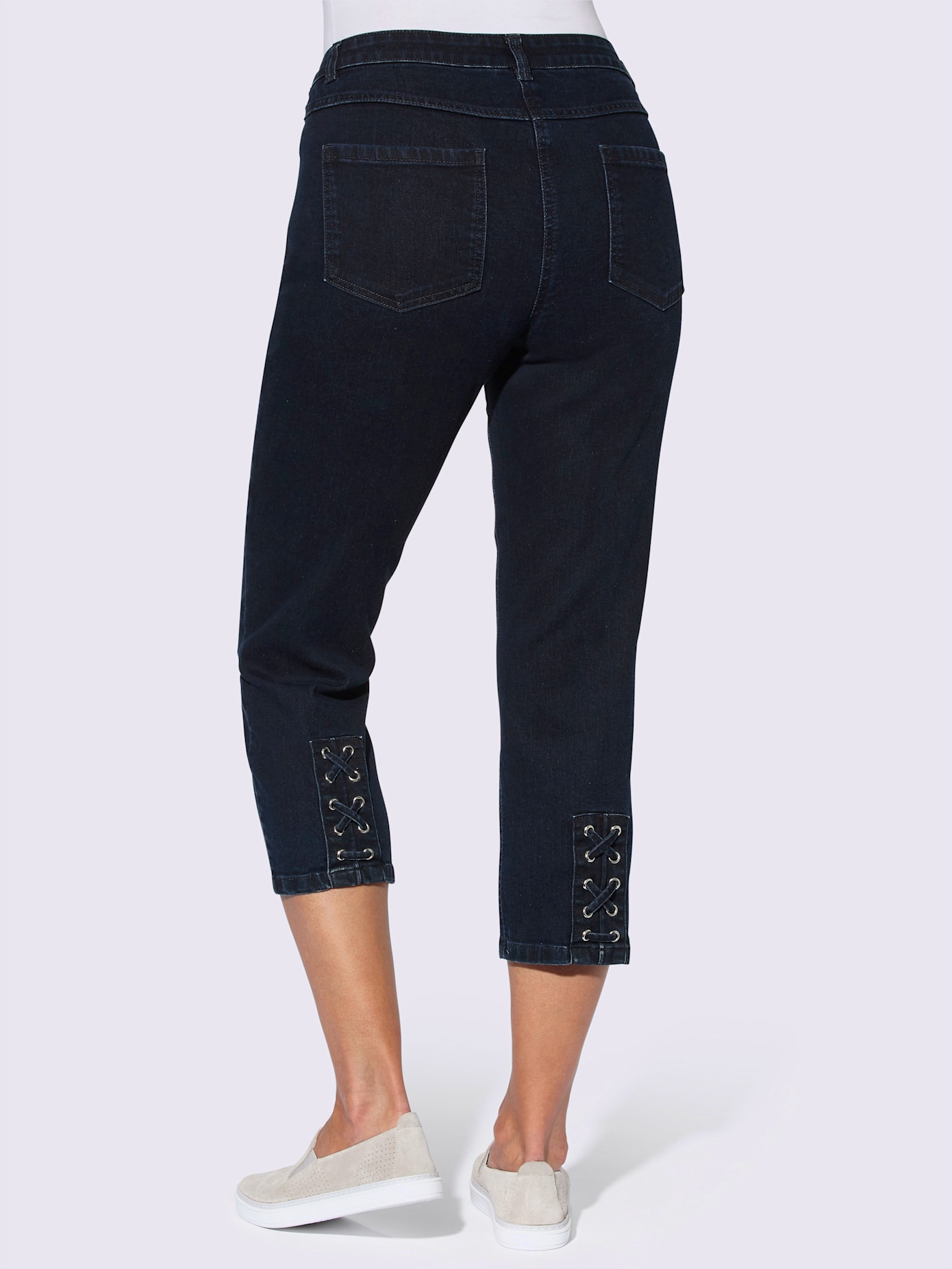 Jean 3/4 qualité coton doux sur la peau