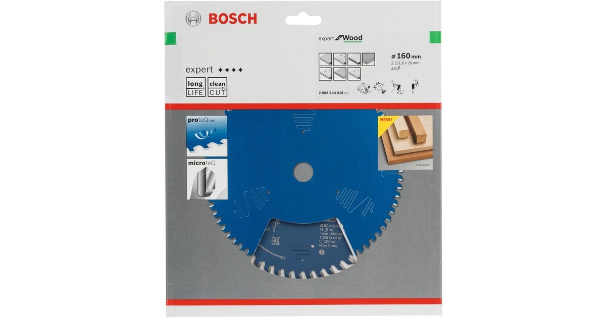 BoschCirkelzaagblad Expert for Wood 160mm