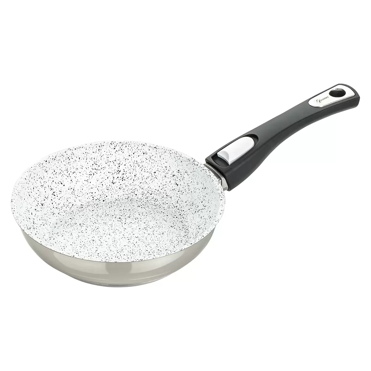 Pfanne Genius weiss,silber