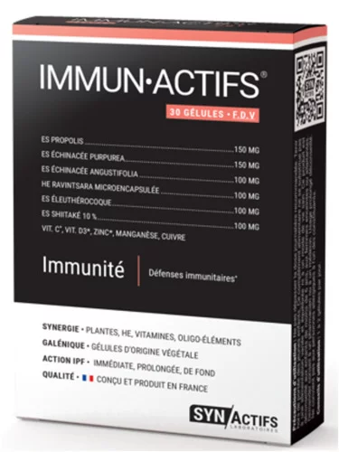SYNActifs IMMUNActifs Immunité - Synactifs - boite de 30 gélules