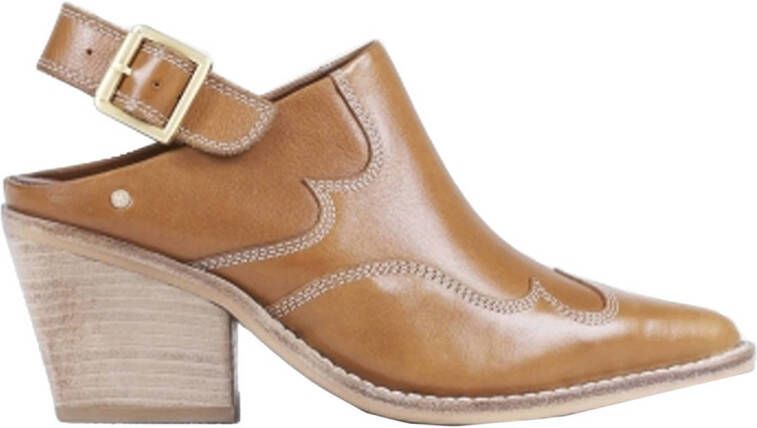 Bronx Next-low-kole Dames Slingback Cognac