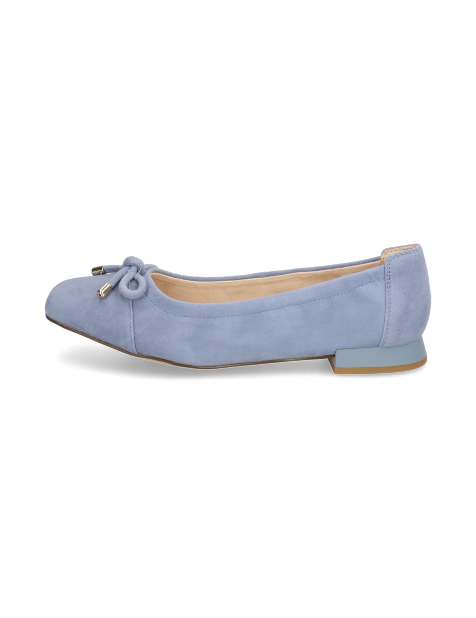 Veloursleder Ballerina