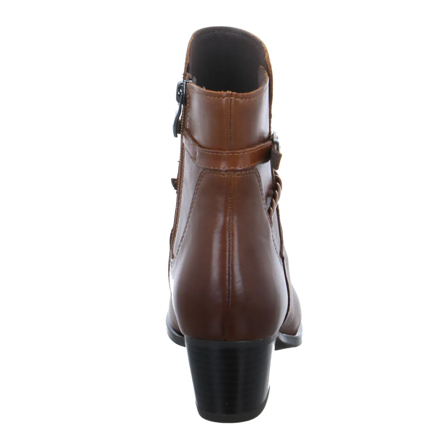 CAPRICE Stiefelette Cognac Leder