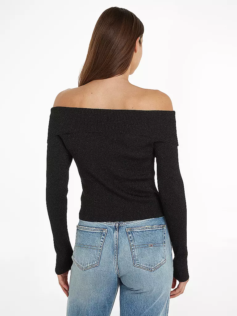 TOMMY JEANS Pullover schwarz